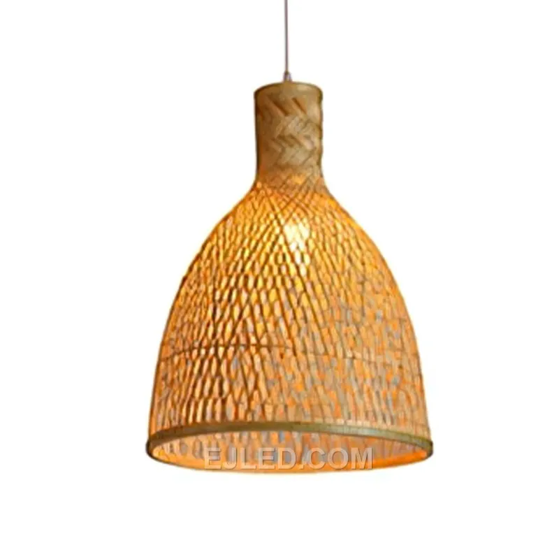 Lamp cheaper bamboo ceiling light bamboo hanging lamp lighting 120mm with bamboo japanese lighting design RT0050
