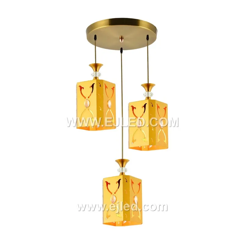 New Arrival Black and Gold Chandelier Pendant Light with Brass Finish Doctor Who K9 Decorate Lighting Fixtures for Home BS0025