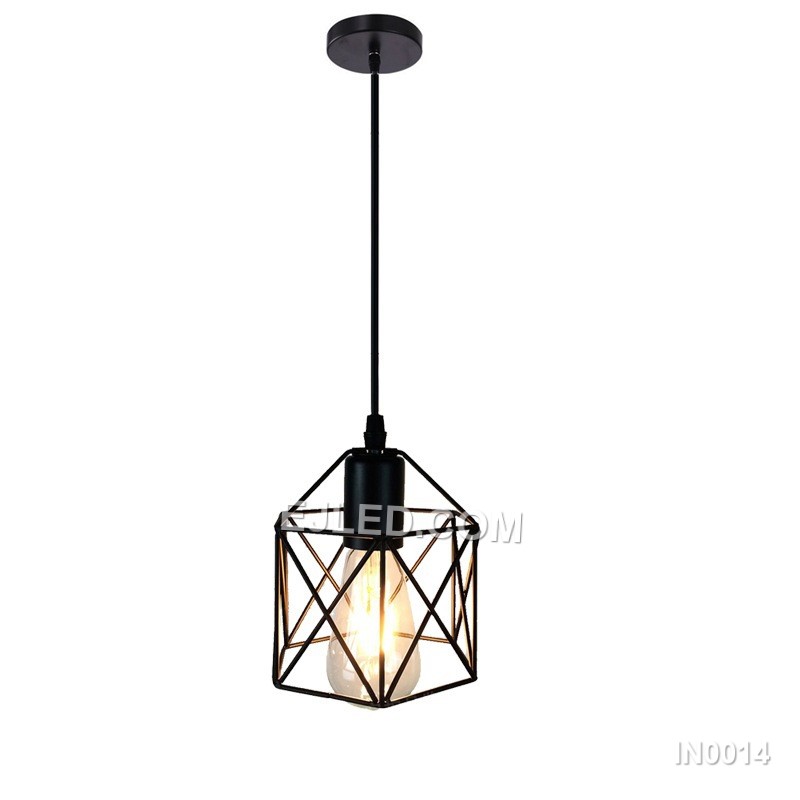 Black Pendant Light The Cluster Ceiling Light with 3 Lights E27 Base Iron Chandelier Lighting Fixtures IN0014