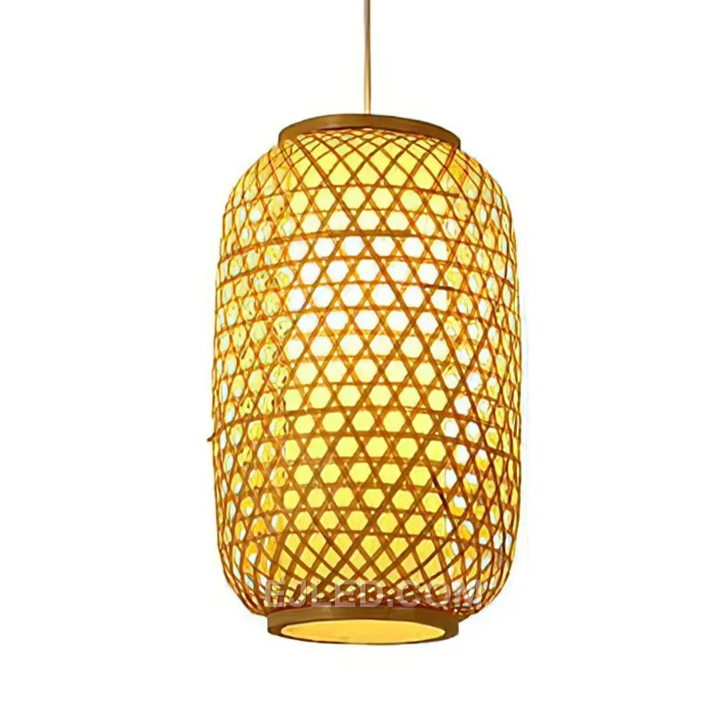 Handy Brite Rattan Pendant Light Wicker Chandelier Ceiling Luxury Hanging Light for Living Room Modern Lighting RT0039